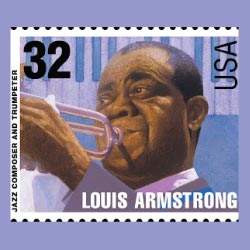 Louis Armstrong Stamp