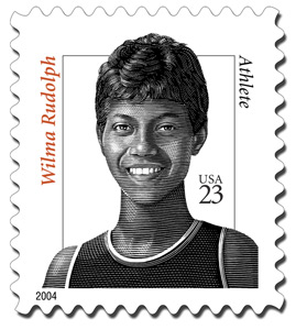 Wilma Rudolph Stamp